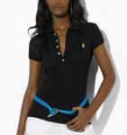 france polo ralph lauren femmes t-shirt 2013 new style poney cinq boutons noir